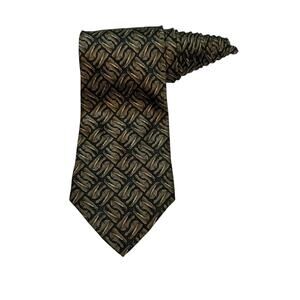 The Nature Conservancy Men's Crocodile Novelty Necktie 100% Silk Vintage